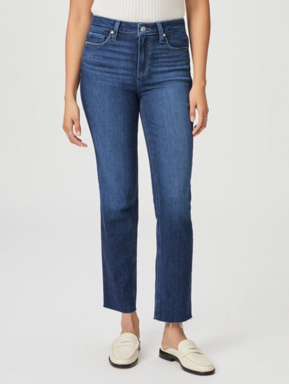 PAIGE High-Rise Cindy Straight Leg Jeans Size 26